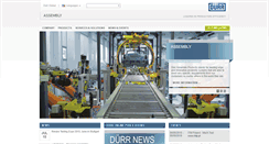 Desktop Screenshot of durr-assembly.com